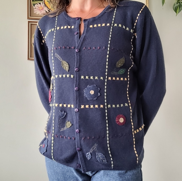 Vintage Sweaters - Vintage fall cardigan